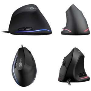 Mouse Vertical Zelotes T-20 Negro
