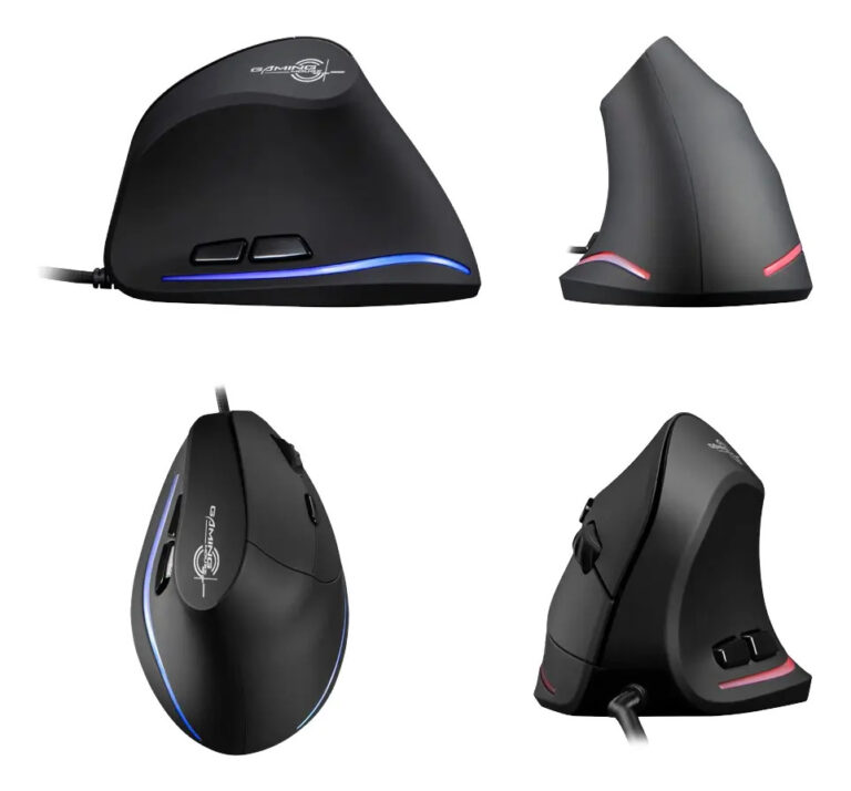 Mouse Vertical Zelotes T-20 Negro