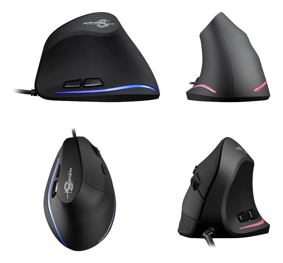 Mouse Vertical Zelotes T-20 Negro